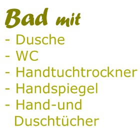 Schrift Bad FeWo1 