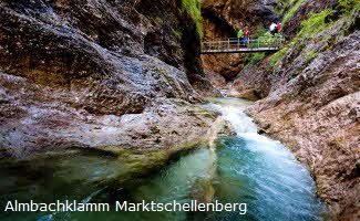 Almbachklamm Marktschellenberg Wanderung